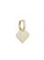 Argollita clip corazón pixelado cubic plata 925 gold (unidad)