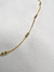Cadena doble bolitas acero dorado - 50 cm. - comprar online