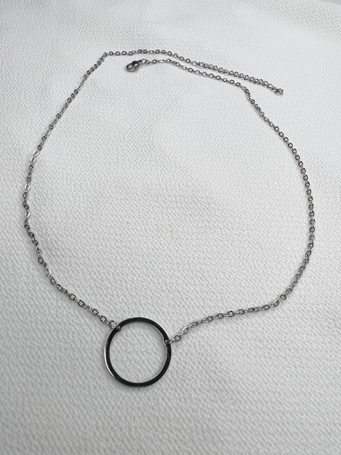 Collar círculo calado acero quirúrgico - comprar online