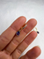 Argollas clip con strass violeta acero dorado - comprar online