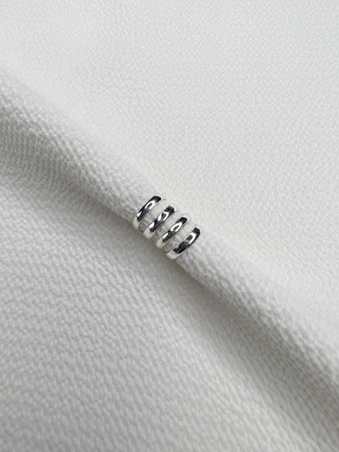 Aro cuff cuádruple plata 925 - comprar online