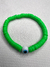 Pulsera elástica fimo - verde loro