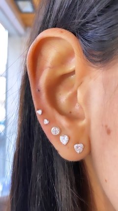 Pasantes corazon cubic - comprar online