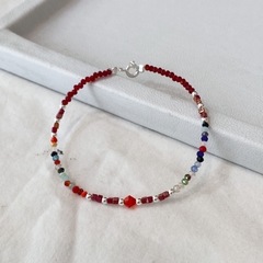 pulsera rombo cristal ted