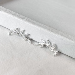 Trepador Hoja Cubic Silver