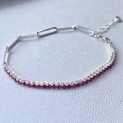 pulsera cubic rubi