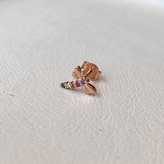 Pasante libélula color rose