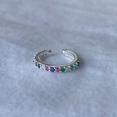 Cuff Conch Cubic Color Silver