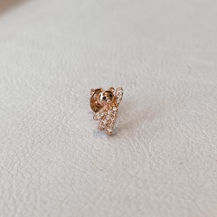 pasante osito mini cubic rose
