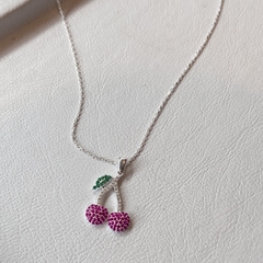 Gargantilla Cereza cubic