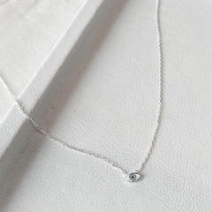 Gargantilla ojo mini silver