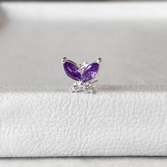 pasante mariposa lila