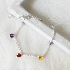 pulsera circle cristal color