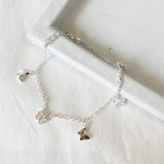 pulsera mariposas colgantes