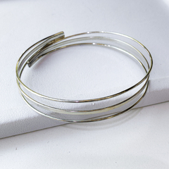 Brazalete de alpaca triple - comprar online