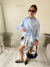 Camisa Rayada Jalapeño "Athi" Azul chic - comprar online