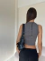 Musculosa Satisfaccion Gris Topo - tienda online