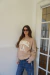 Sweater Bordado "Los Angeles" Crema en internet