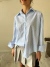 Camisa Rayada Jalapeño "Athi" Azul chic