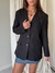 Blazer Oversized "Old School" Negro - Athi Studio™