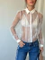 Camisa Organza Cher Crema - Athi Studio™