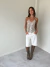 Top Crochet Lentejuelas Dorado - comprar online