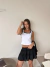 Mini Lino Volados Petite Negro - comprar online