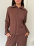 Campera Lanilla Vivos Jordania Chocolate en internet