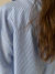 Camisa Rayada Jalapeño Athi Azul - comprar online