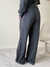 Jogger Rustico Palazzo Full Detalles Gris - tienda online