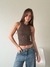 Musculosa Morley Larga Tachitas Remachadas Chocolate en internet
