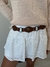 Mini Short Broderie Moon Rocket Blanca - comprar online