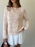 Sweater Tejido Jazmin Liso Camel