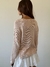 Sweater Tejido Jazmin Liso Camel - comprar online