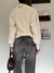 Sweater Premium Fili Manga Globo Crema - tienda online
