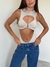 Body Arandela Organica Escote Crema - comprar online