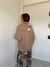 Campera Oversized Piel Desmontable Amelie Camel en internet