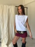 Musculosa Hombreras Disco Ibiza Blanca - tienda online