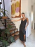 Vestido Bauhaus Saten Negro - Athi Studio™