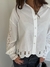 Camisa Bordada Benicia Off White - Athi Studio™