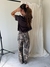 Pantalón Palazzo Femme, Gabardina Print - Athi Studio™