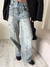 Jean Wide Leg Deshilachado Blondish Oxido en internet