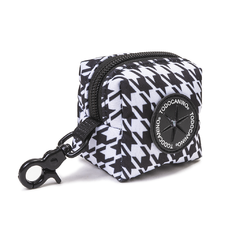 Poop Bag Holder Houndstooth