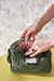 Neceser Pouch grande - matelasse verde