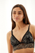 top alexia - negro bicolor DELUXE