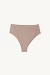 Conjunto Sofia: Corpiño con Aro + Vedetina High - Microfibra Avellana - Piba Intimates