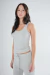 Set: Musculosa Basic Morley + Pantalon Flare Essential - Gris - Piba Intimates