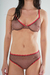 Vedetina High Renata - chocolate + rojo - Piba Intimates