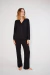 Pijama Camisero Soft - Negro - Piba Intimates