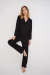 Pijama Camisero Soft - Negro en internet